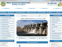 Tablet Screenshot of mpwrd.gov.in